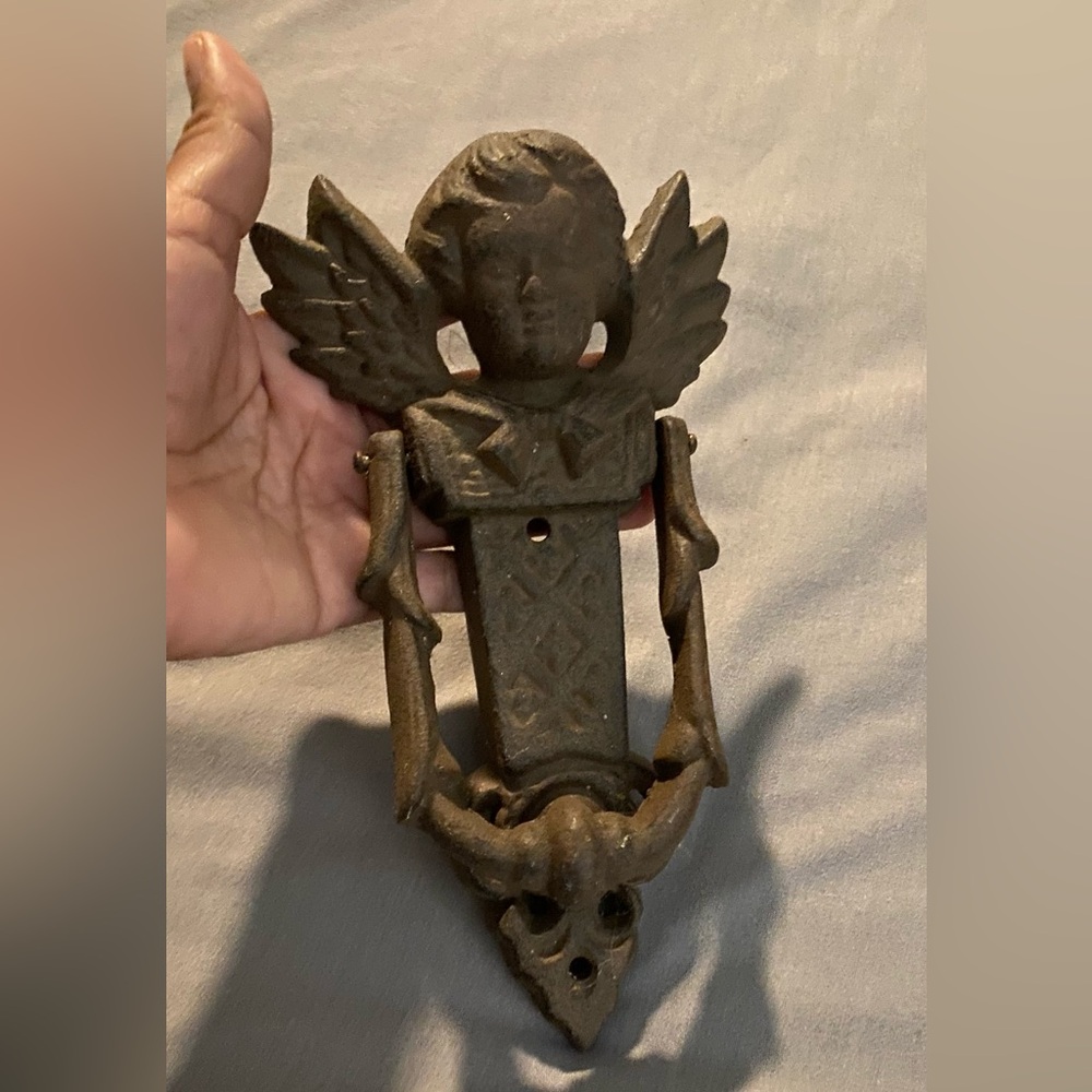 Vintage Angel Door Knocker - Picture 4 of 6